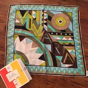 Pucci Square Silk Scarf with Box